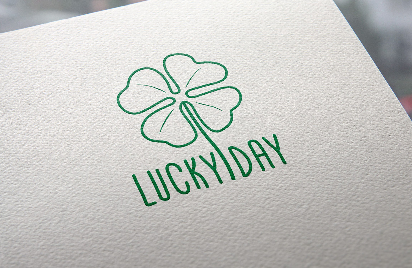 Логотип и фирменный стиль сети кофеин Lucky Day
